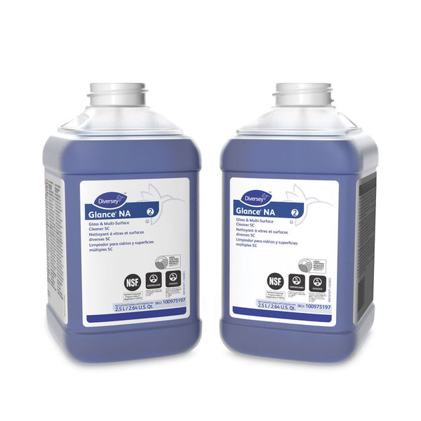 Diversey Glance NA Glass & Multi-Surface Cleaner J-Fill 2.5L 2/Carton