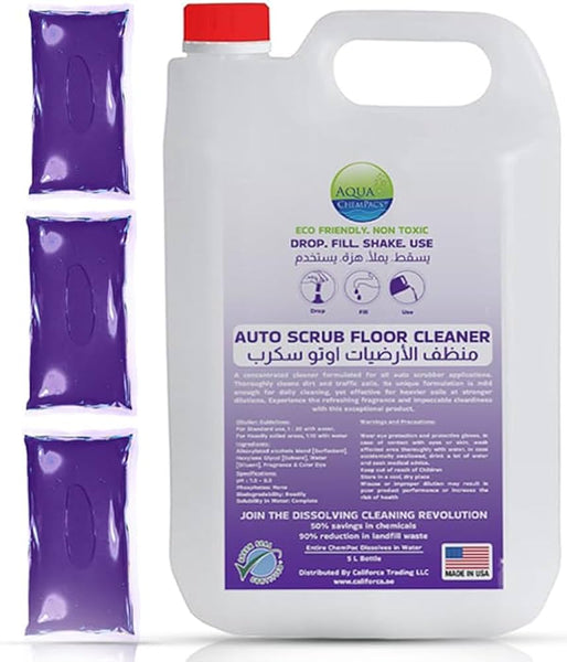 Diversey Aqua-Chempacs Dishwashing Detergent Lemon Scent 40 Pacs/Bag