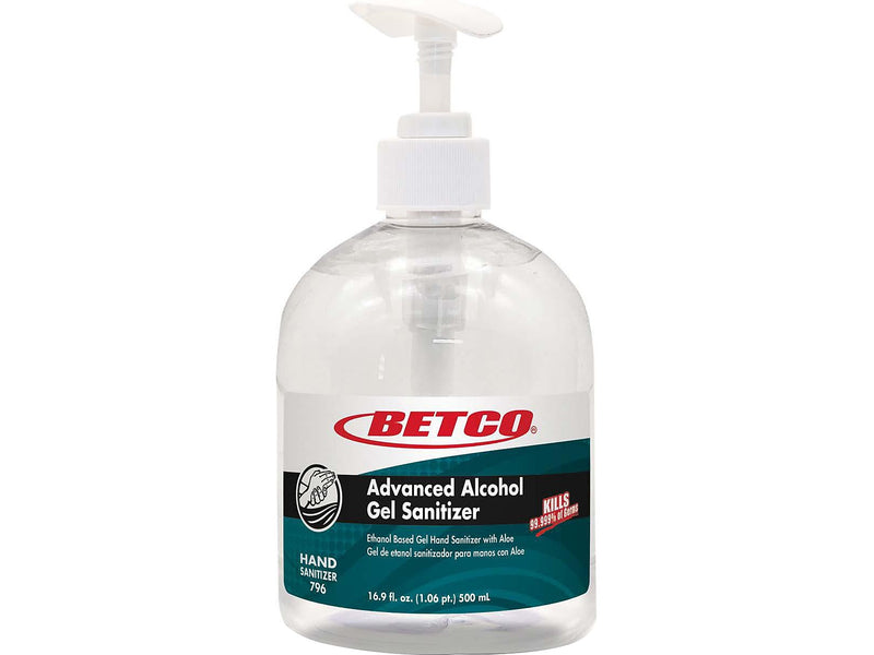 Betco Antibacterial Gel Hand Sanitizer, Light and Fresh, 16.9 Fl. Oz.