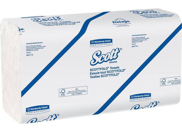 Scott Essential Multifold Paper Towels, 175 Sheets/Pack, 25 Packs/Carton