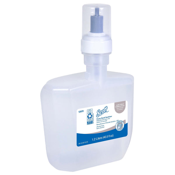 Kleenex Foaming Hand Sanitizer Dispenser Refills, 1200 mL., 2/Carton