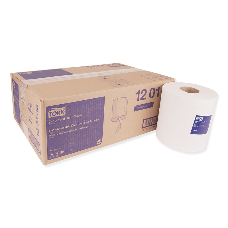 Tork Cleaning Towels, White, 1000 Sheets/roll, 6/Carton