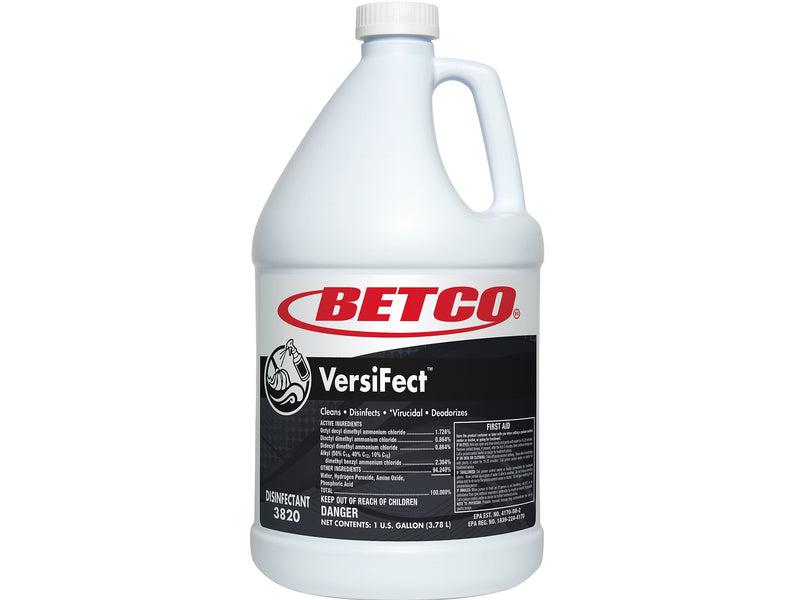Betco VersiFect Disinfectant, Fresh Scent, 1 Gal., 4/Carton