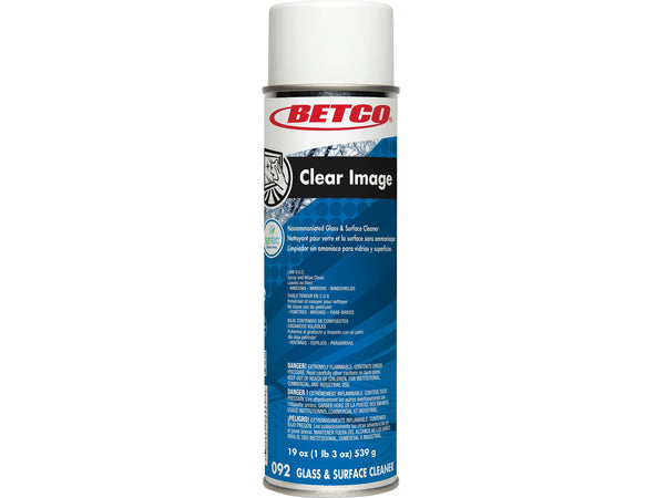 Betco Clear Image Glass and Surface Cleaner, Rain Fresh Scent, 19 Oz., 12/Carton