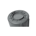 Rubbermaid Plastic Vented Brute Trash Can with no Lid, Gray, 20 gal.