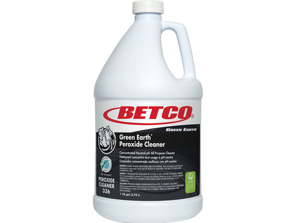 Betco Green Earth Peroxide Cleaner, Fresh Mint Scent, 128 Oz., 4/Carton