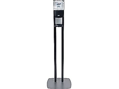 PURELL ES6 Automatic Floor Stand Hand Sanitizer Dispenser, Graphite/Black