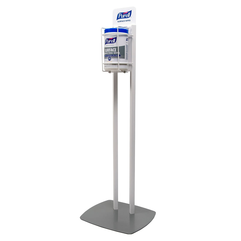 PURELL Surface Wipes Universal Floor Stand Hand Sanitizer Dispenser, Gray