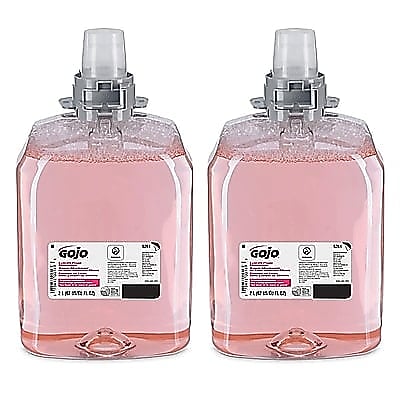GOJO Luxury Foaming Hand Soap Refill for FMX 20 Dispenser, Cranberry Scent, 2000 ml., 2/Carton
