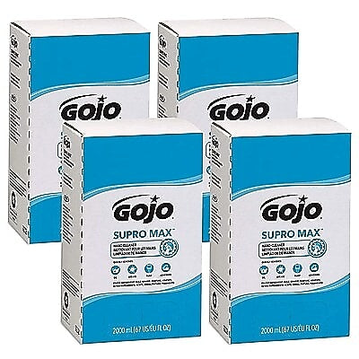GOJO Supro Max Liquid Hand Soap Refill for PRO TDX Dispenser, Citrus Scent, 2000 ml., 4/Carton