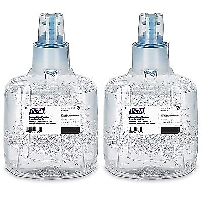 PURELL Advanced 70% Alcohol Gel Hand Sanitizer Refill for LTX-12 Dispenser, 1200 mL., 2/Carton
