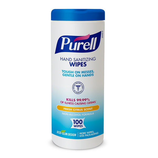 PURELL Hand Sanitizing Wipes, Fresh Citrus Scent, 100/Pack
