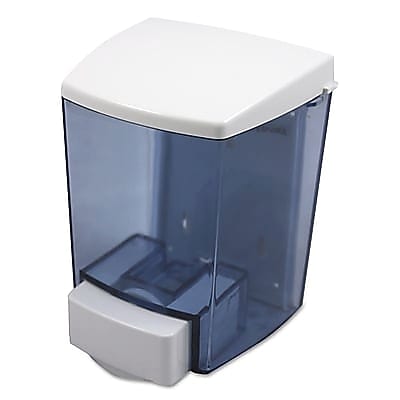 Hospeco Clearvu Liquid Soap Dispenser, Black/white