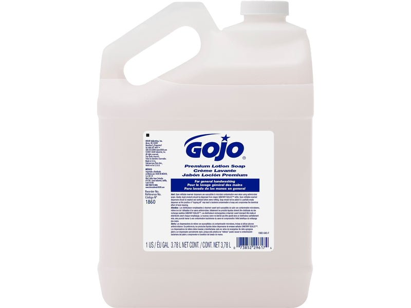 GOJO Premium Liquid Hand Soap Refill, Waterfall Scent, 128 oz.