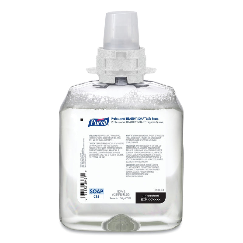 PURELL Professional Hand Soap, 1,250 mL, For CS4 Dispensers, 4/Carton