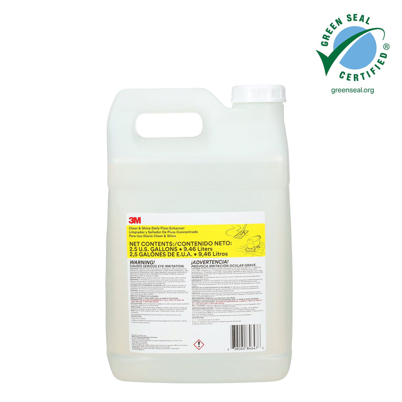 3M Clean & Shine Daily Floor Enhancer Concentrate 35A, 0.5 Gal, 4/Carton