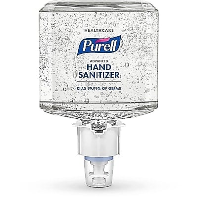 PURELL Advanced 70% Alcohol Gel Hand Sanitizer Refill for ES4 Dispenser, Citrus Scent, 1200 mL, 2/Carton