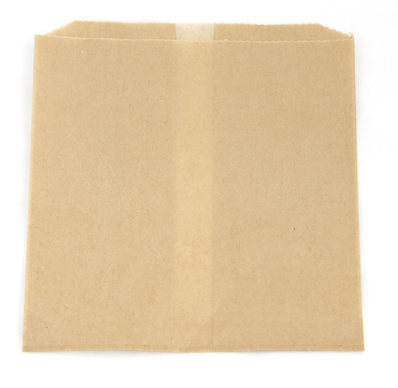 HOSPECO Kraft Waxed Paper Sanitary Receptacle Liners, 8" X 8.5", Brown, 500/Carton
