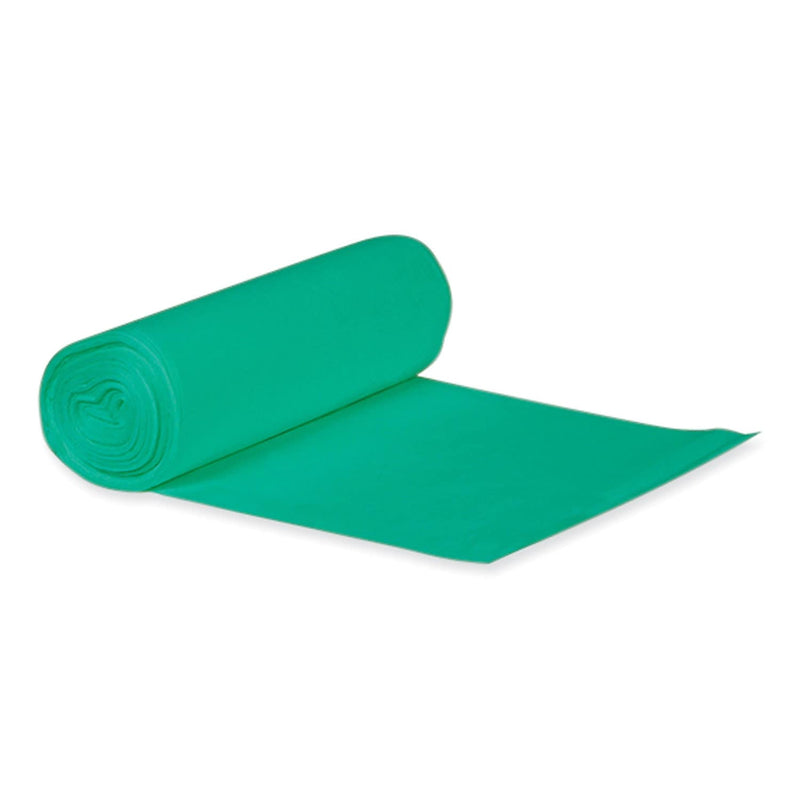 Heritage Eco Blend Max 33 Gallon Trash Bag, 33" X 39", Low Density, 0.8 Mil, Green, 200 Bags/box (L6639TE ER1)