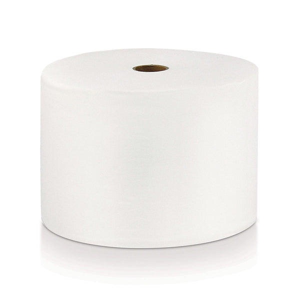 LoCor Toilet Paper, 2-Ply, White, 1500 Sheets/Roll, 18 Rolls/Case