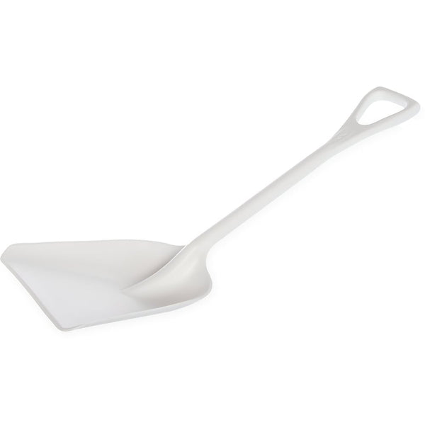 Sparta 11" Food Service Sanitary Shovel, Polypropylene, White
