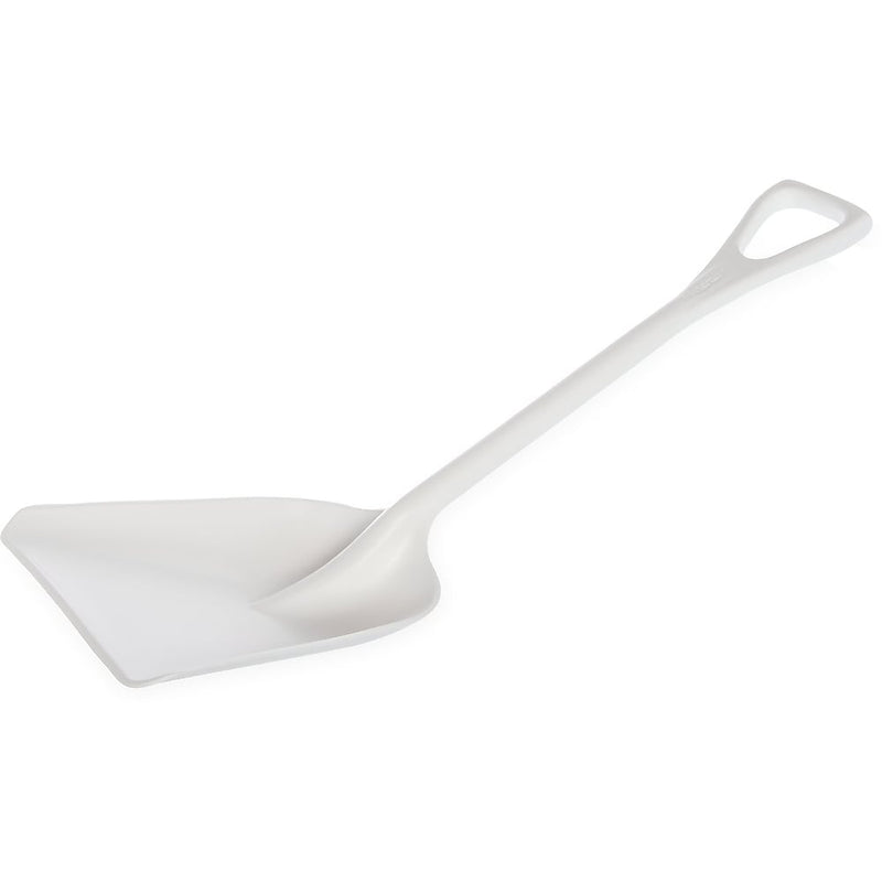 Sparta 11" Food Service Sanitary Shovel, Polypropylene, White