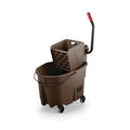 Rubbermaid WaveBrake 2.0 Janitorial Side-Press Bucket and Wringer, 35 Quart