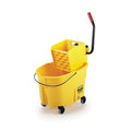 Rubbermaid WaveBrake 2.0 Janitorial Side-Press Bucket and Wringer, 35 Quart
