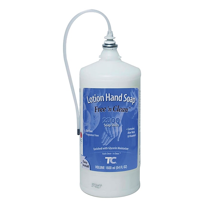 TC Free 'n Clean Foaming Lotion Hand Soap Refill, 54 oz., 4/Carton