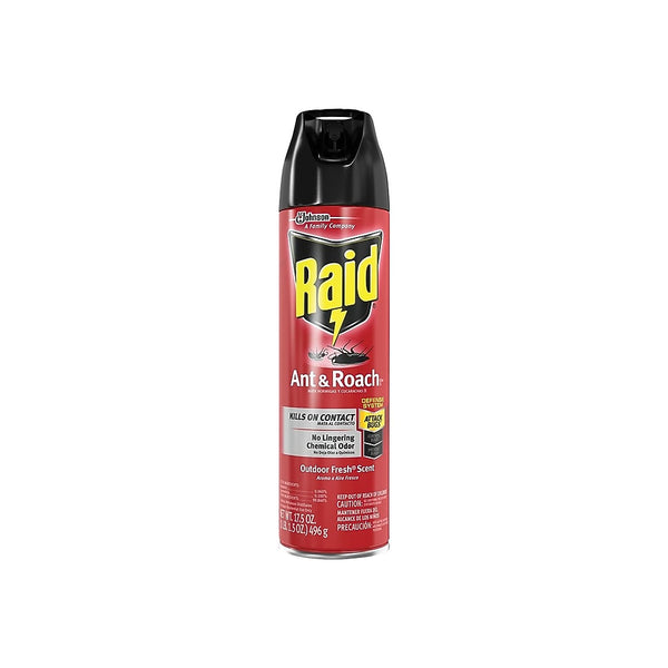 Raid Ant & Roach Killer 26 Aerosol, Outdoor Fresh Scent, 17.5 oz