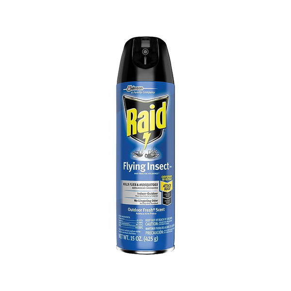 Raid Flying Insect Killer 7 Aerosol, Outdoor Fresh Scent, 15 oz