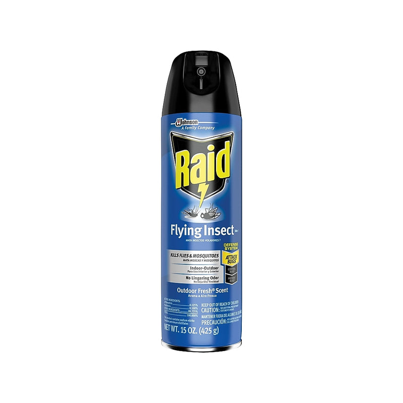 Raid Flying Insect Killer 7 Aerosol, Outdoor Fresh Scent, 15 oz
