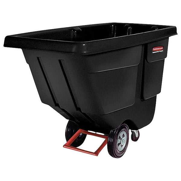 Rubbermaid Commercial Tilt Truck, 450 lbs., Black