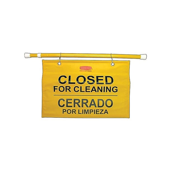 Rubbermaid Commercial Products Keep Away Hanging Sign, Yellow