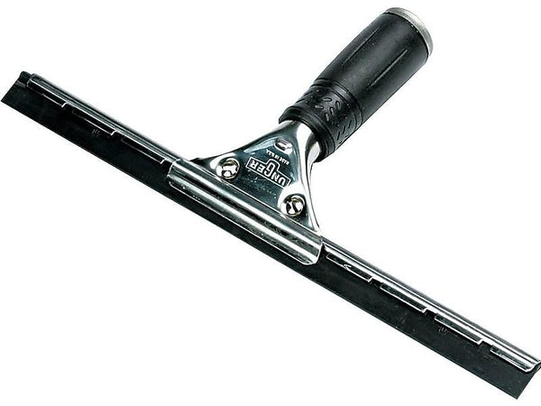 Unger Pro 12" Window Squeegee, Silver/black