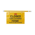Rubbermaid Commercial Products Keep Away Hanging Sign, Yellow