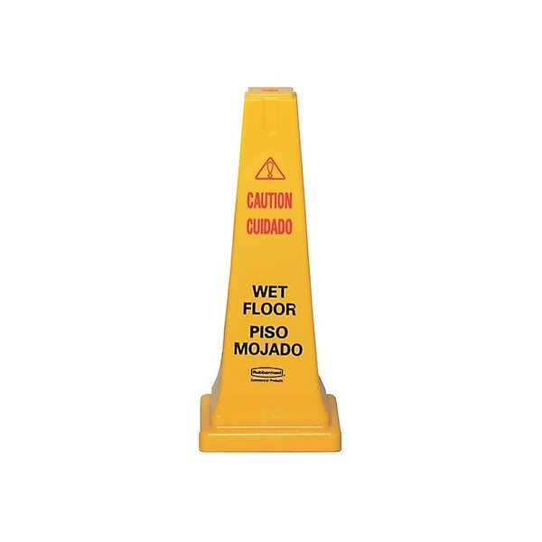 Rubbermaid Caution Cone, 25.8", Yellow