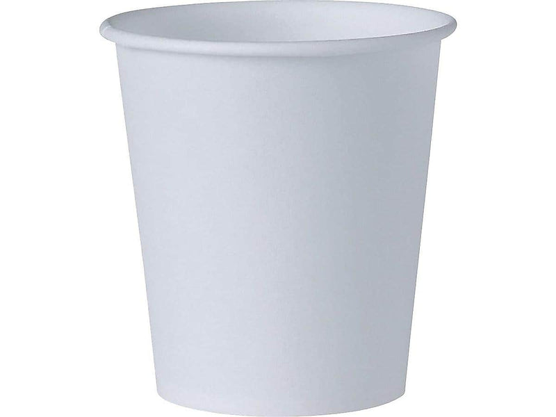 Solo Bare Eco-Forward Cold Cups, 3 Oz., White, 100/Pack
