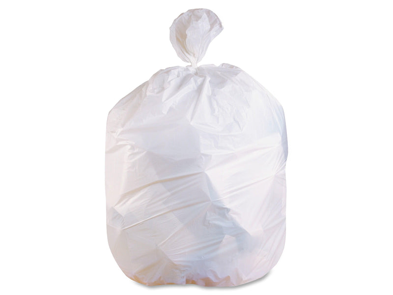 Heritage Right Sack 30-32 Gallon Industrial Trash Bag, 33" X 45", Low Density, 1.4 Mil, White, 200 Bags/box (H32 W)