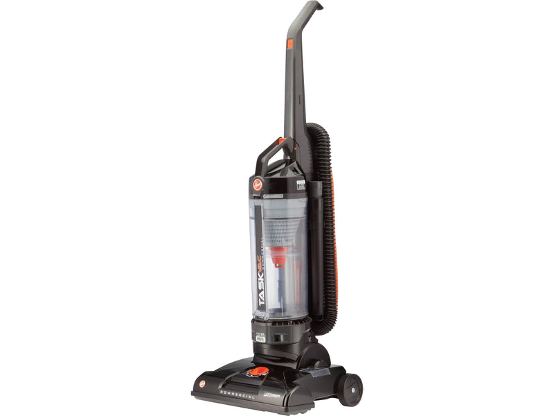 Hoover Commercial TaskVac Upright Vacuum, Bagless, Black