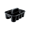 Rubbermaid Commercial 8-Compartment Caddy, Black Plastic