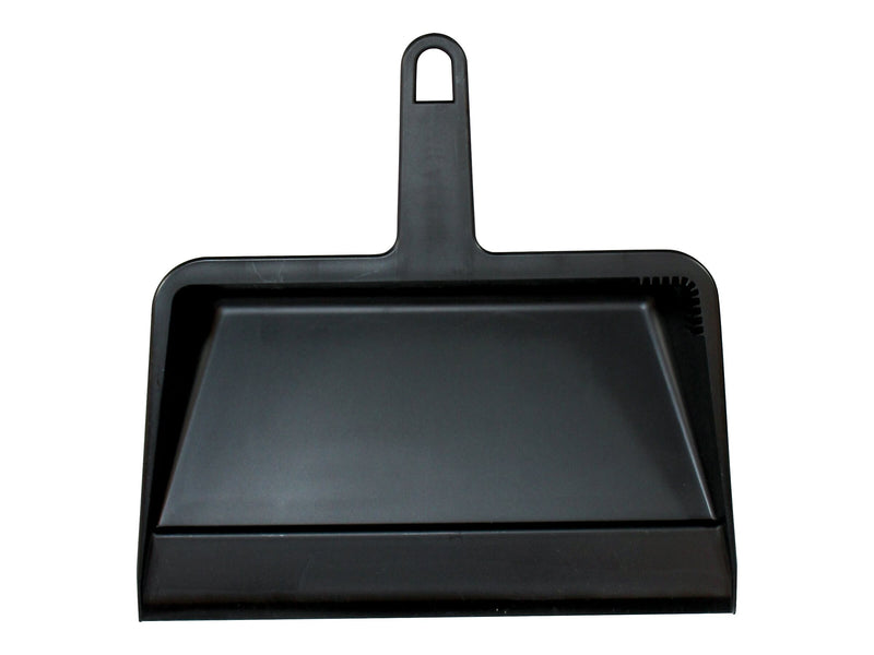 Hospeco Value-Plus 12" Plastic Dustpan, Black
