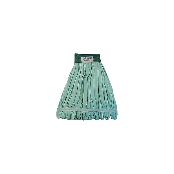 O'Dell EchoFiber Microfiber Tube Mop Head, Medium, 5" Headband, Green