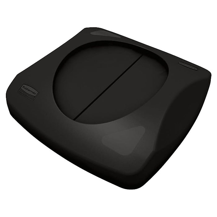 Rubbermaid Untouchable Indoor Lid, Black Plastic, 23 Gal.