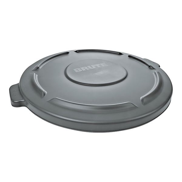 Rubbermaid BRUTE Indoor Lid, Gray Polyethylene, 32 Gal.