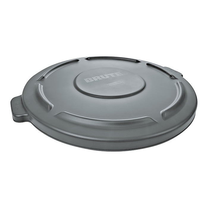 Rubbermaid BRUTE Indoor Lid, Gray Polyethylene, 32 Gal.