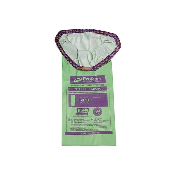ProTeam Intercept Micro Filter Vacuum Bags, 10-Pack