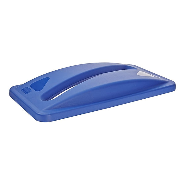 Rubbermaid Slim Jim Resin Paper Lid, Blue