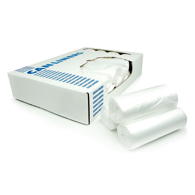 Heritage 45 Gallon Industrial Trash Bag, 40" X 48", High Density, 14 Mic, Clear, 250 Bags/carton (Z8048HN R02)