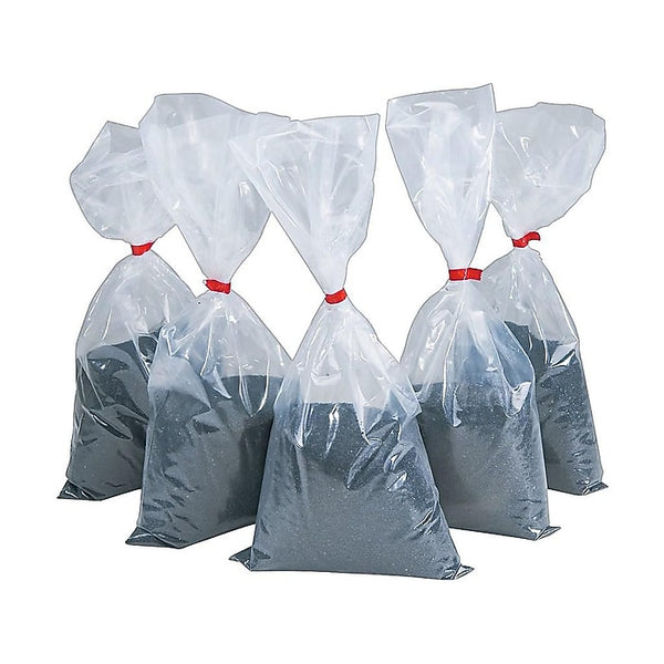 Rubbermaid Ash Urn Sand, Black, 5 lbs., 5 Bags/Carton